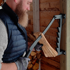 Wall-mounted Wood Splitter - Skip the axe!
