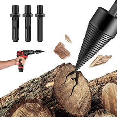 Wood splitter drill - Efficient and safe wood splitting!